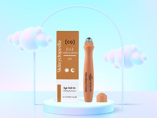 Roll-on contur ochi cu cafeină și Q10, Skincyclopedia, 15 ml