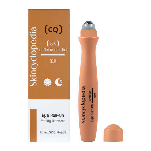Roll-on contur ochi cu cafeină și Q10, Skincyclopedia, 15 ml