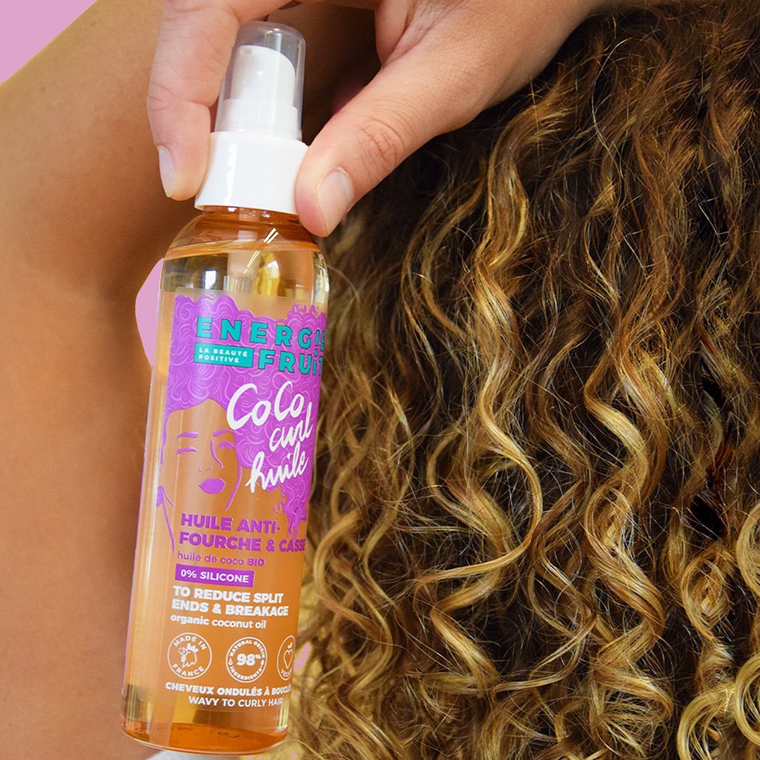 Ulei pentru definirea buclelor cu cocos și argan, Energie Fruit, 150 ml